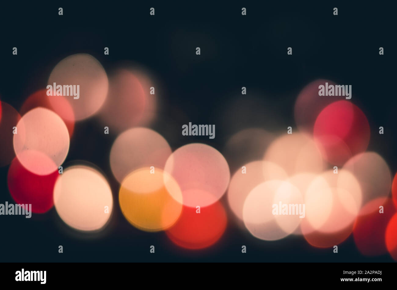 Bokeh di fondo colorato sfondo effetto Foto Stock