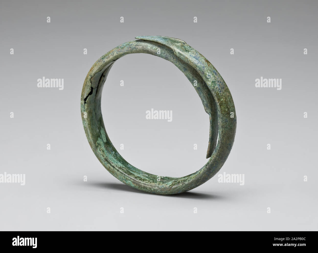Villanoviano, corsivo bracciale, 8th/VII secolo a.c., bronzo, diam. max. 3 3/4, Max. Th. 3/4 Foto Stock