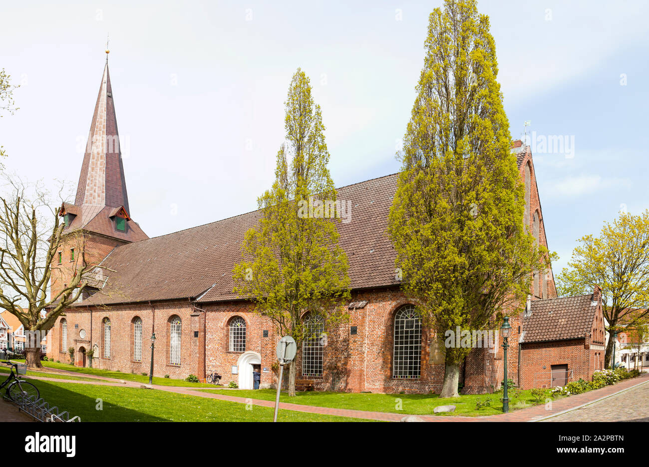 La chiesa di St Severi, Otterndorf, Bassa Sassonia, Germania del nord Europa Foto Stock