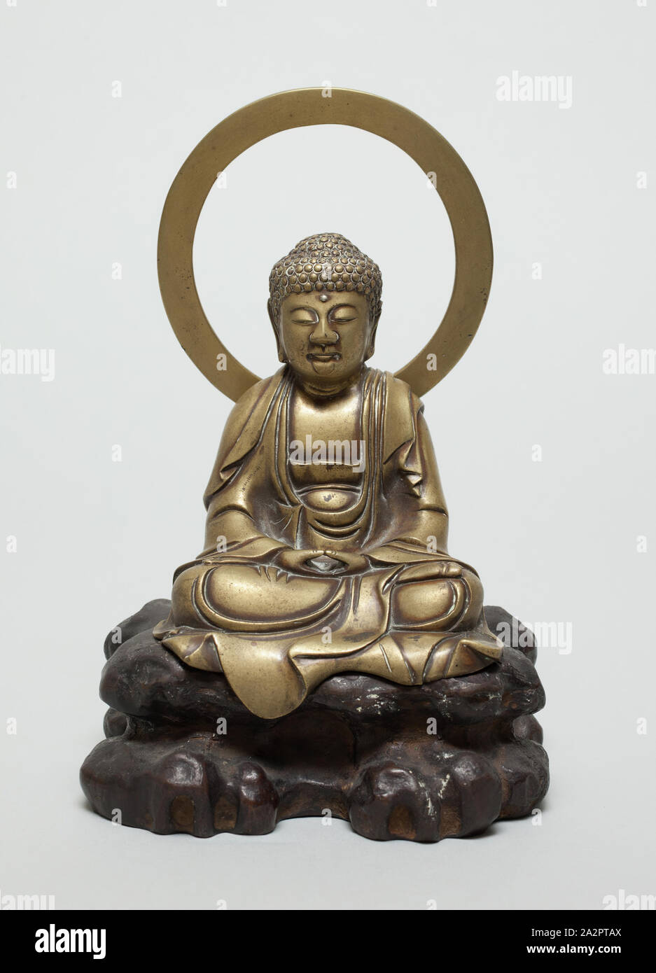 Sconosciuto (cinese), Buddha, 1644/1912, 6 1/2 in Foto Stock