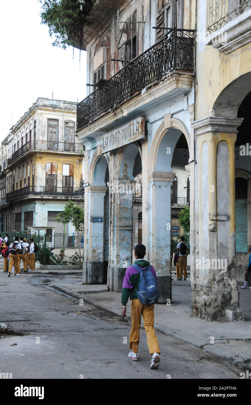 La Maravilla, Plaza del Cristo, Havana, Cuba Foto Stock