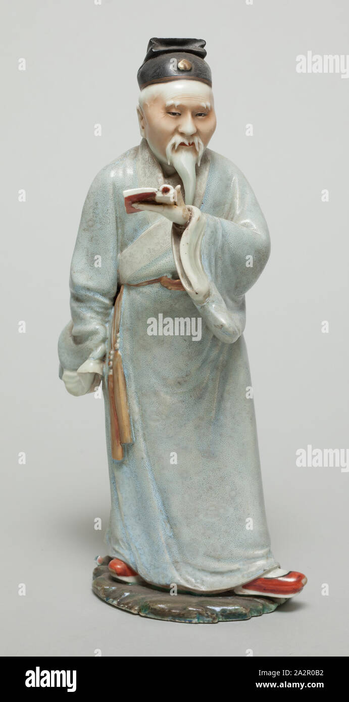 Sconosciuto (cinese), studioso, 1736/1795, 9 1/4 in Foto Stock