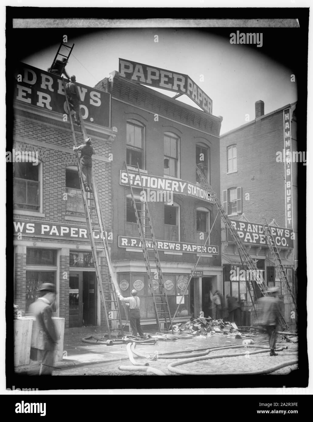 R.P. Andrews fire Foto Stock