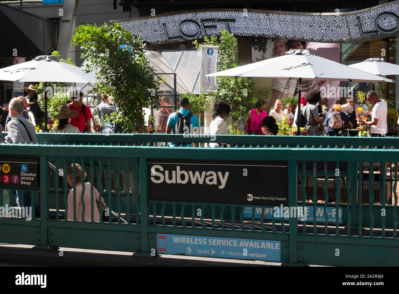 Broadway a Times Square Street Fair Event, NYC, STATI UNITI D'AMERICA Foto Stock