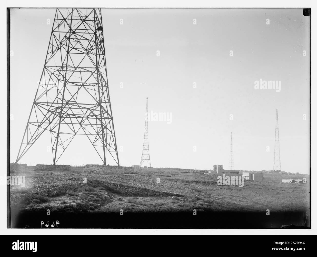 Antenne radio, Ramallah. Antenne radio & station Foto Stock