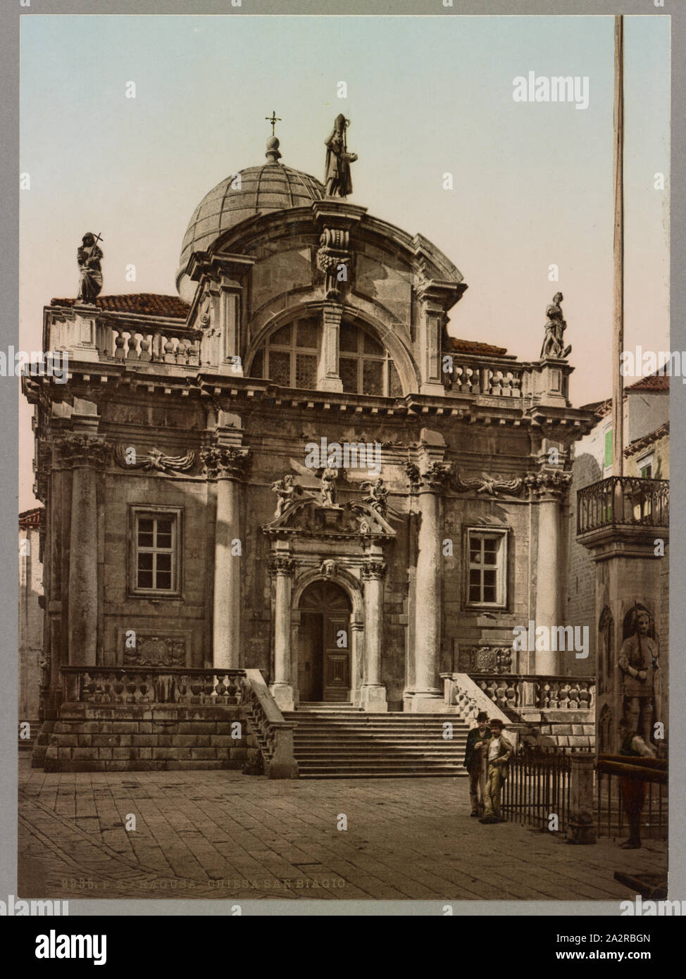 Ragusa. Chiesa San Biago Foto Stock