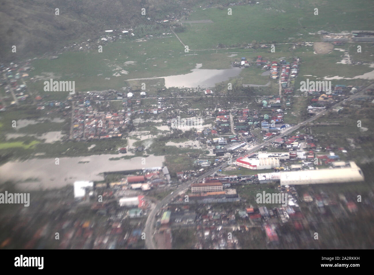 8 novembre 2013. Tacloban, Filippine.Typhoon Haiyan, noto come Super Yolanda tifone nelle Filippine, è stato uno dei più intenso ciclone tropicale Foto Stock