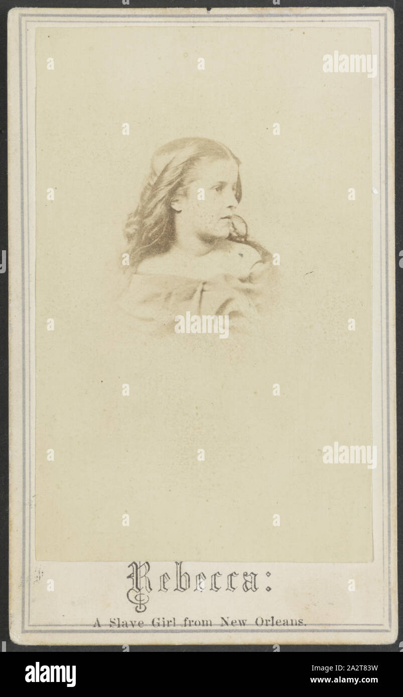 Rebecca, schiava da New Orleans / Chas. Paxson, fotografo, New York. Foto Stock