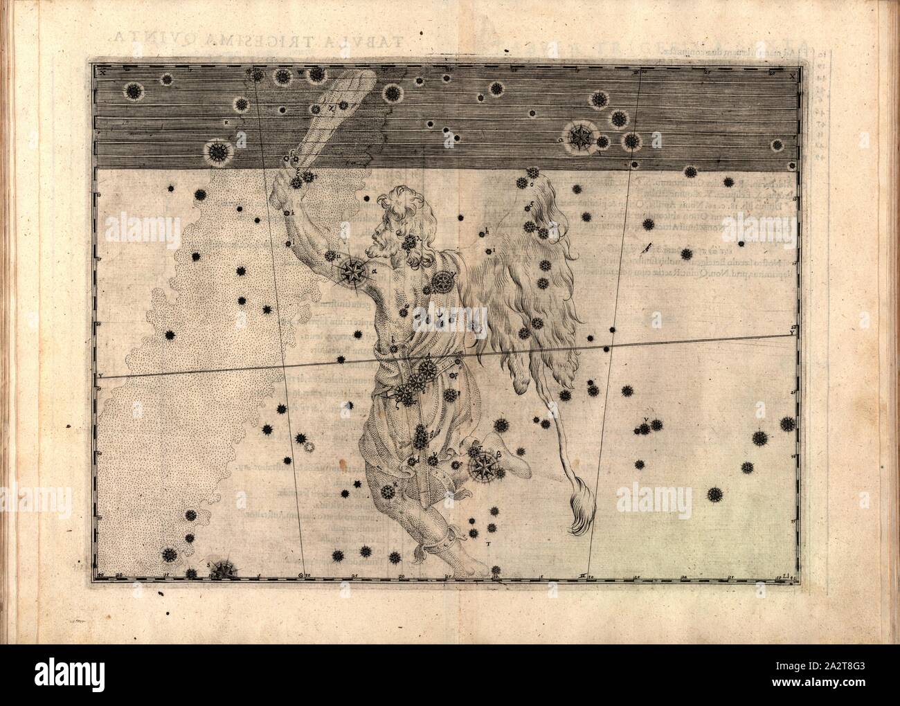 Orion, la costellazione di Orione, p. 115, Mair, Alexander (inc.), 1603, Ioannis Bayeri Uranometria omnium asterismorum (...). Augustae Vindelicorum: excudit Christopherus Mangus, 1603 Foto Stock