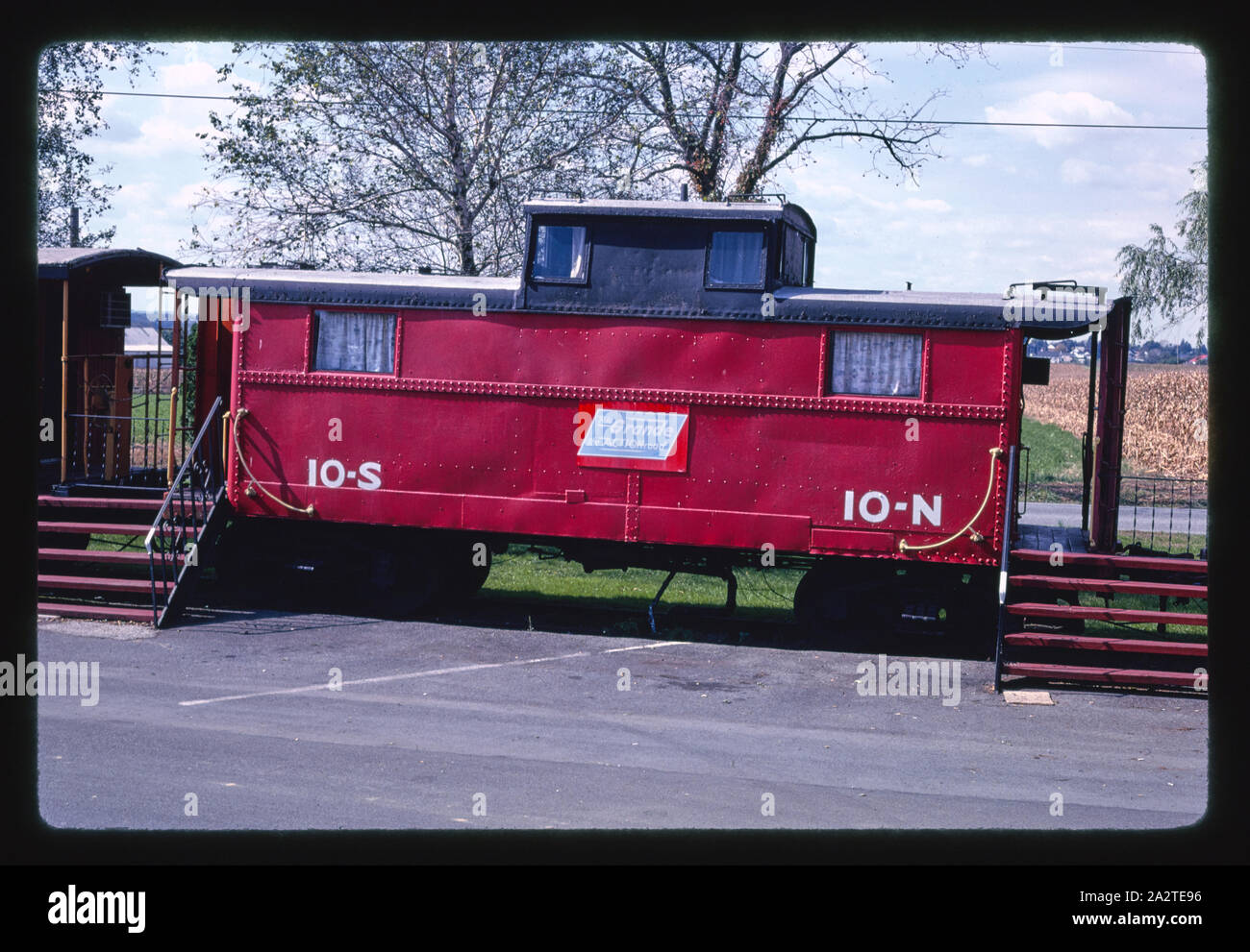 Red Caboose Motel, Strasburgo, Pennsylvania Foto Stock