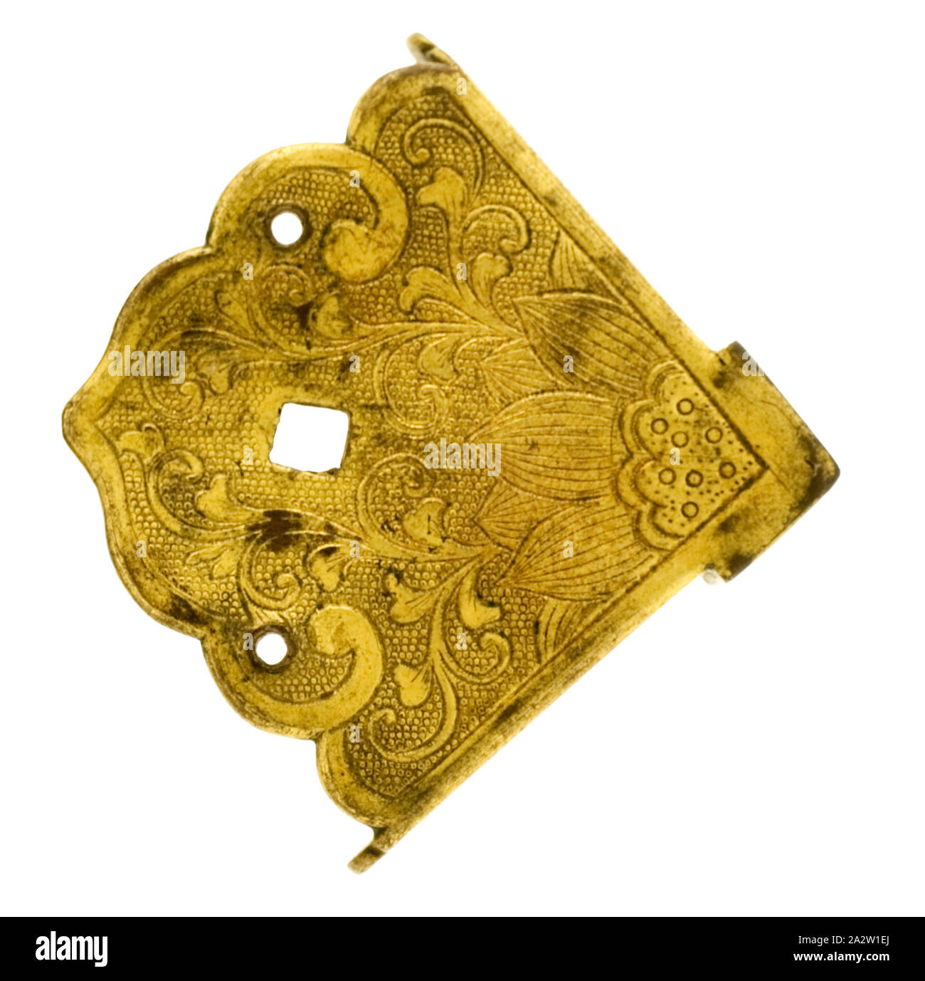 Angolo ornamento, bronzo, nessuna misurazione dettagli., Arte Asiatica Foto Stock