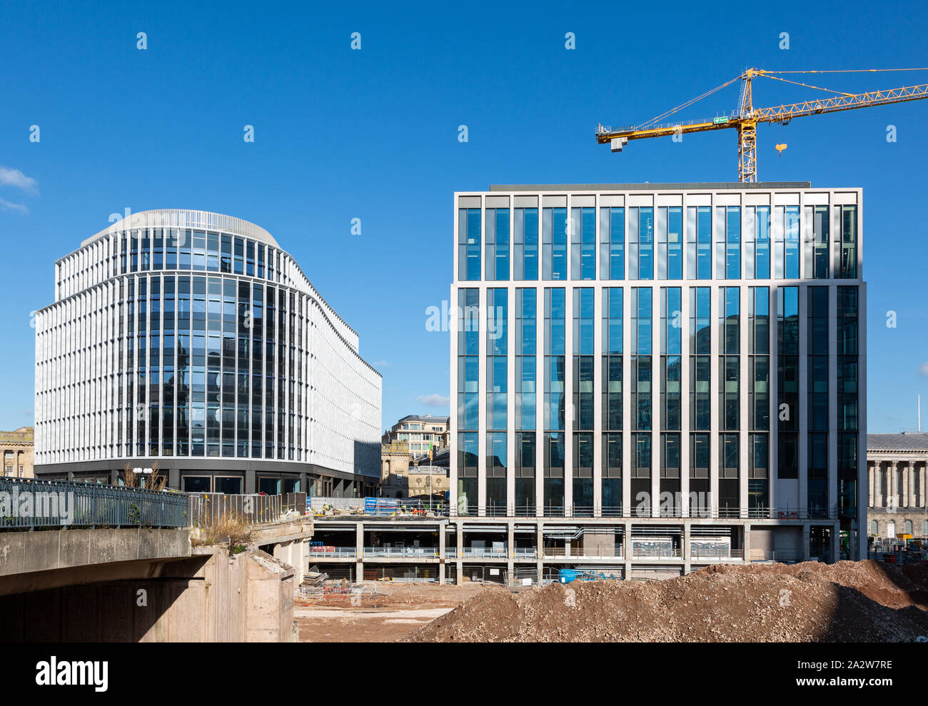 Riqualificazione del centro della città di Birmingham, Ottobre 2019 Foto Stock