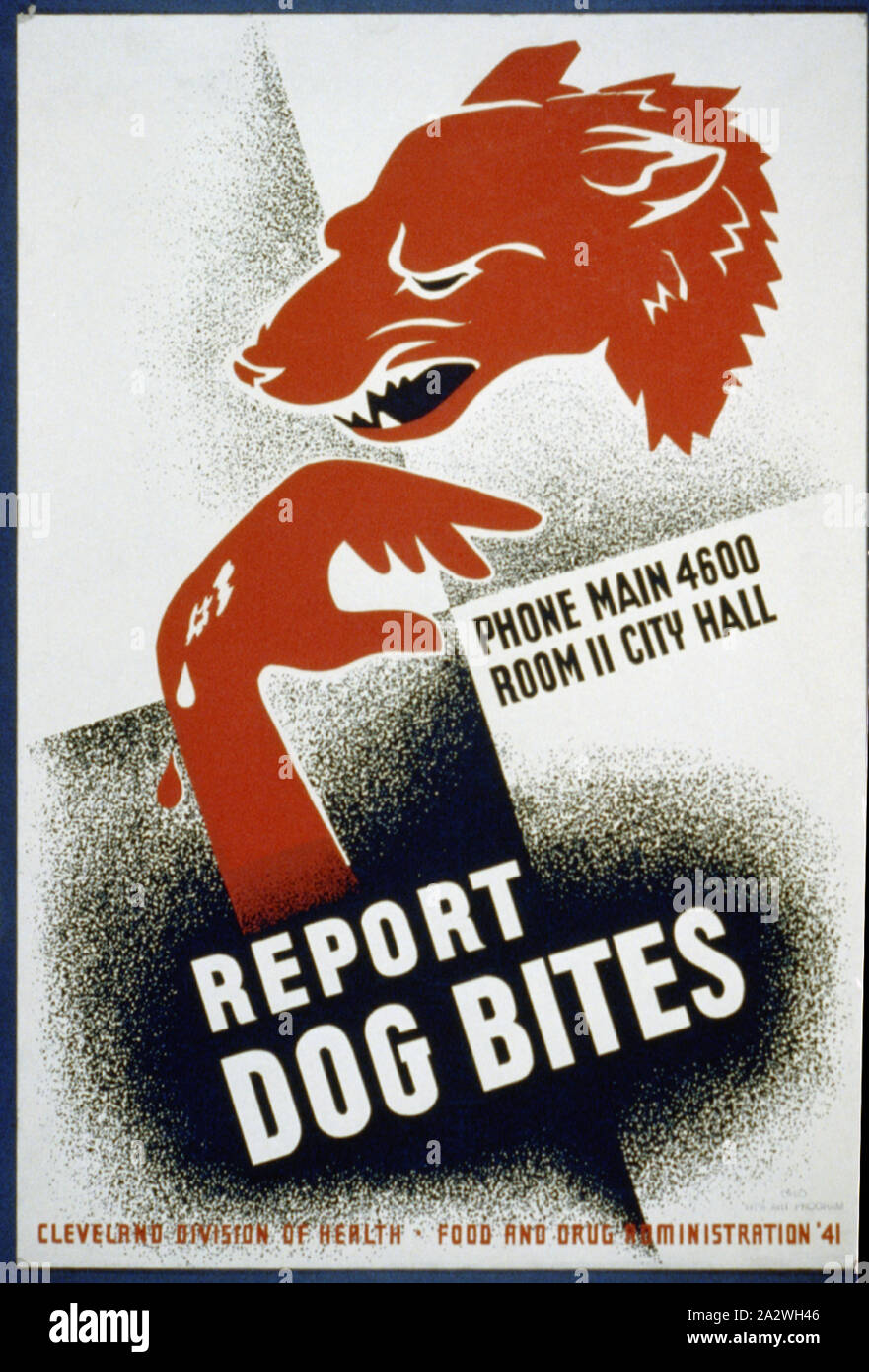 Relazione i morsi di cane Foto Stock