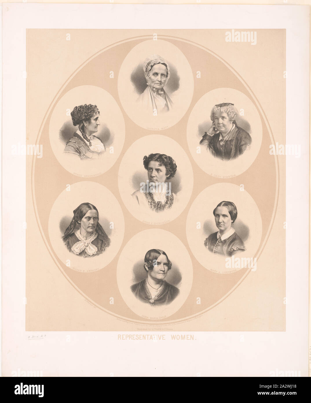 Rappresentante le donne / L. Schamer del. Foto Stock