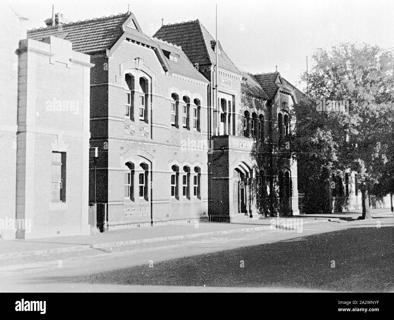 Negativo - Ballarat, Victoria, circa 1934, la Scuola di Ballarat di mine Foto Stock