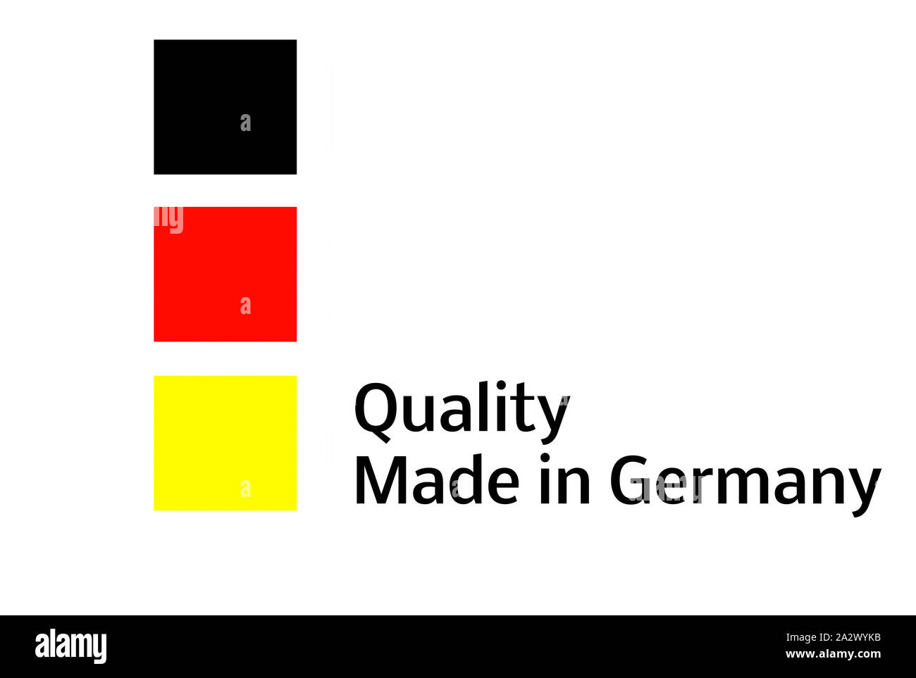 Quality made in Germany Foto Stock