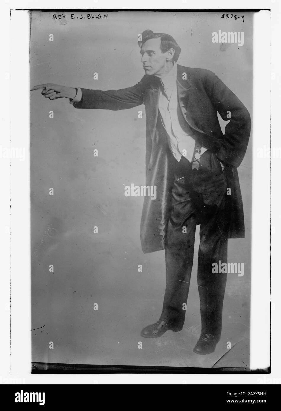 Il rev. E.J. Bulgin Foto Stock