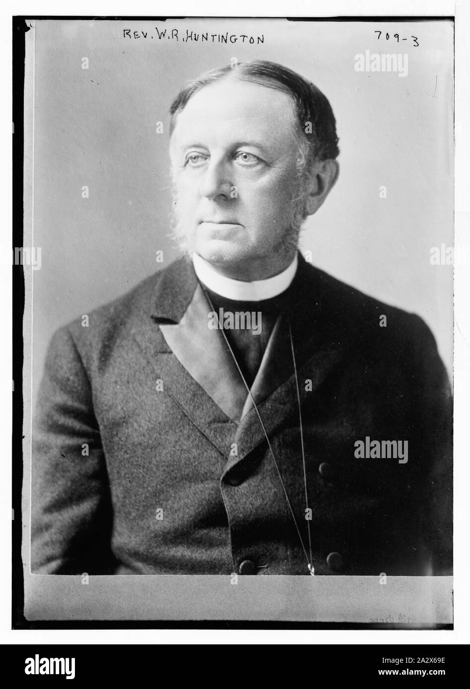 Il rev. W.R. Huntington, portr. Foto Stock