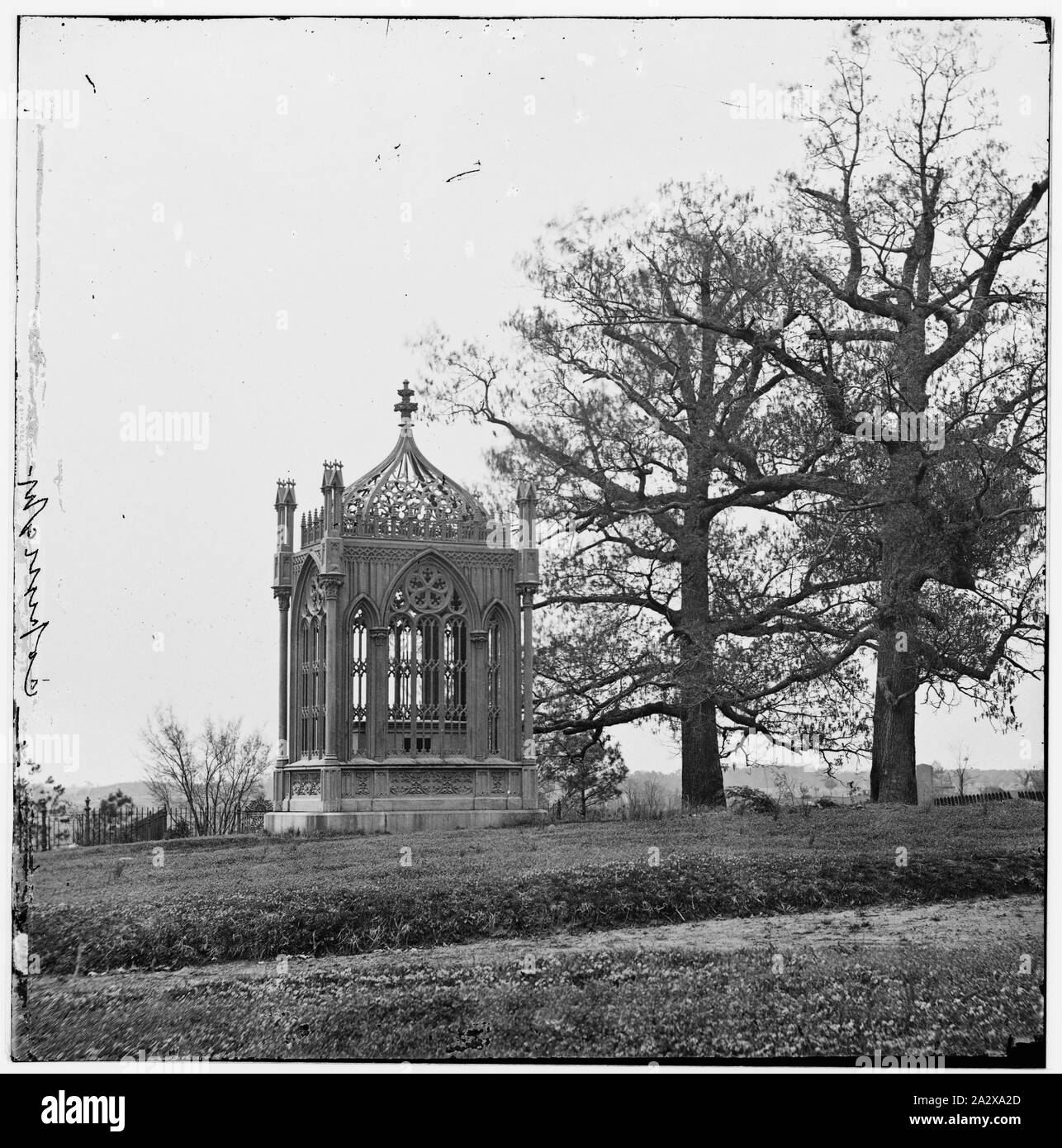 Richmond, Virginia tomba del presidente James Monroe nel cimitero di Hollywood Foto Stock