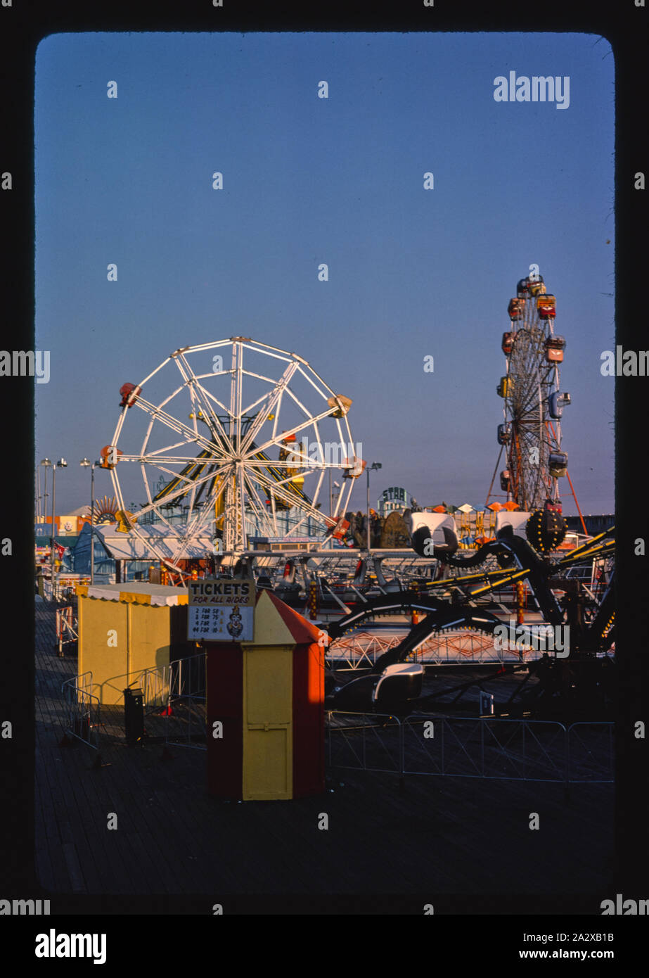 Corse del mattino, Seaside Heights, New Jersey Foto Stock