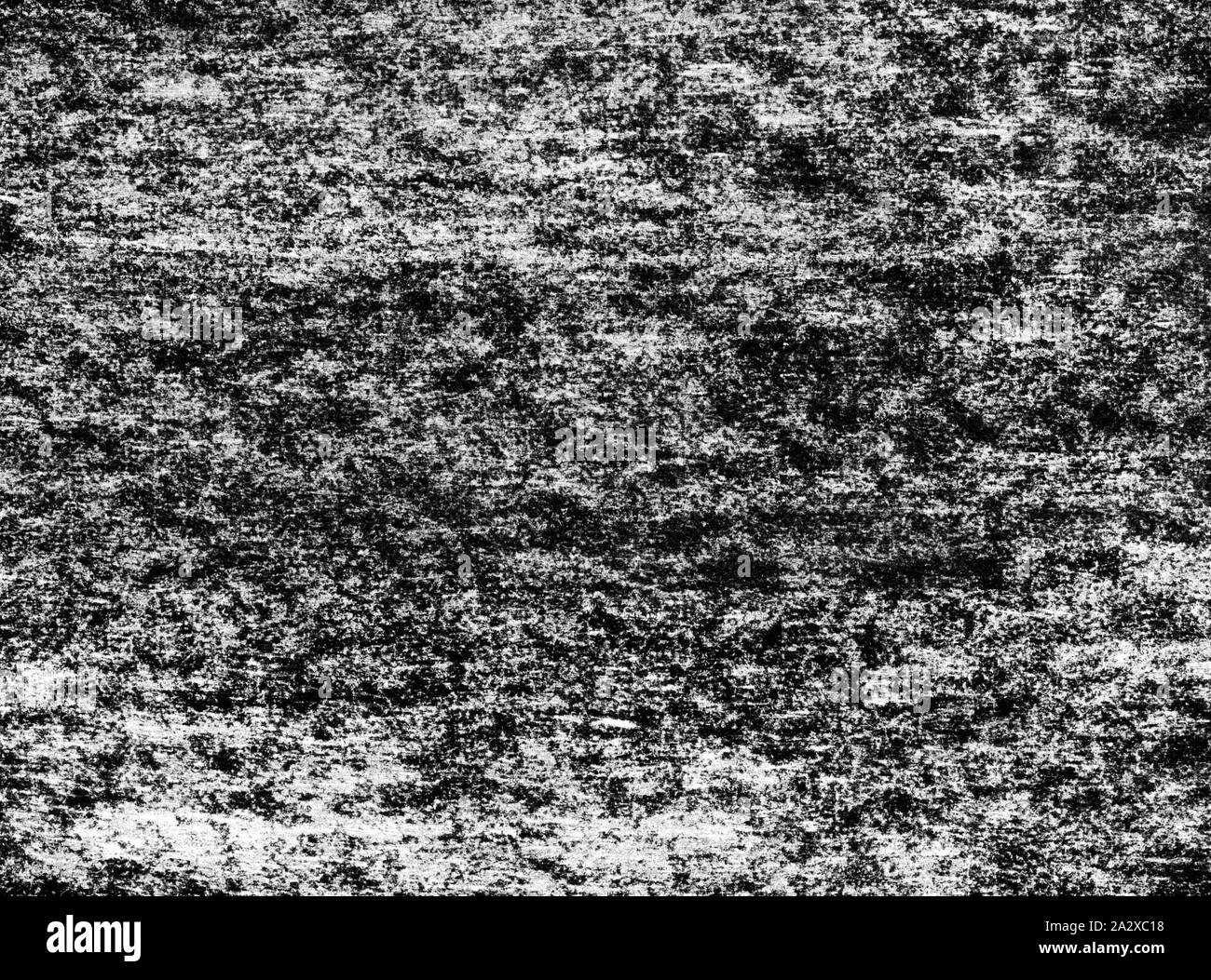 Un astratto bianco texture di carbone su sfondo nero. Foto Stock