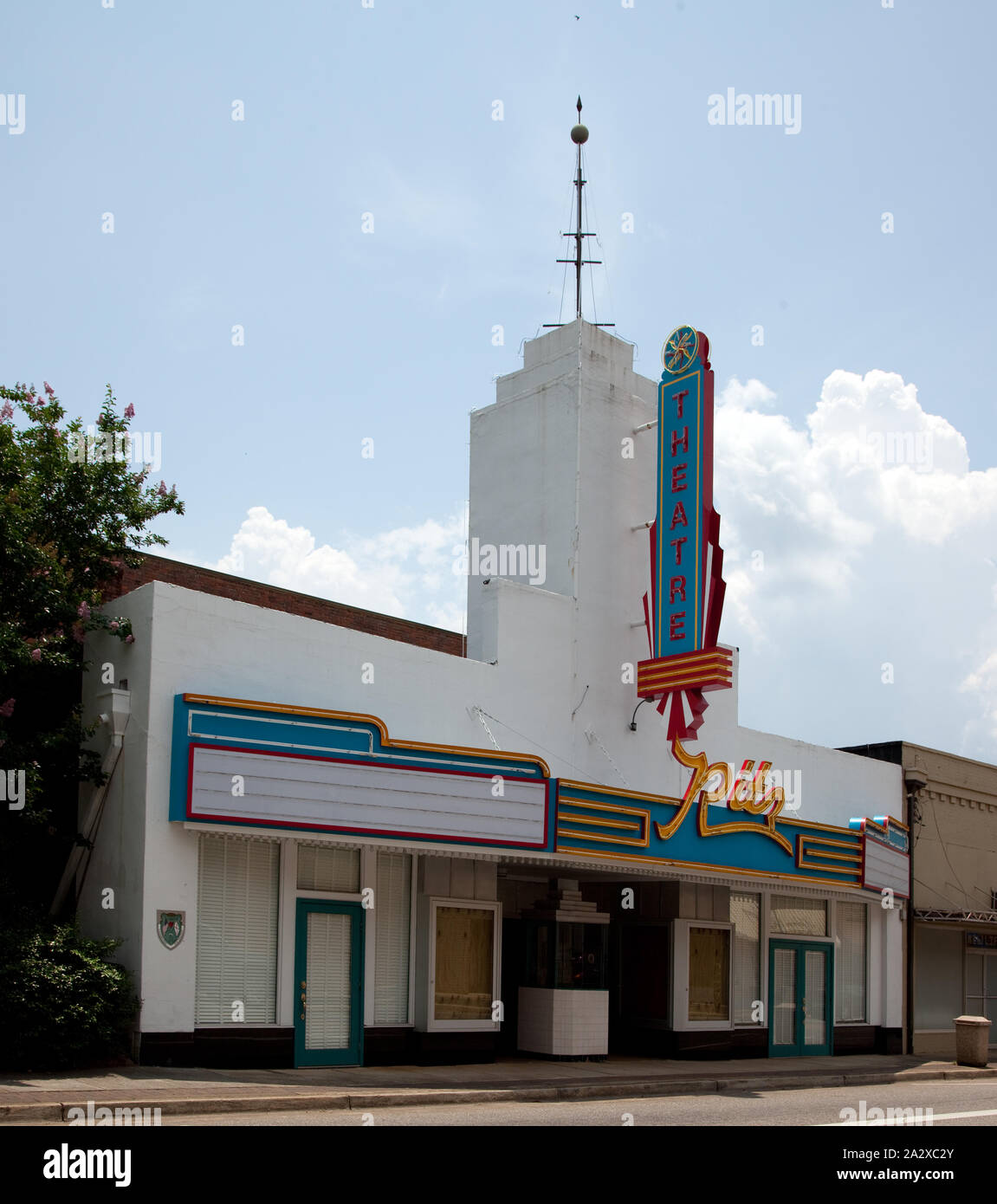 Ritz Theatre, Greenville, Alabama Foto Stock