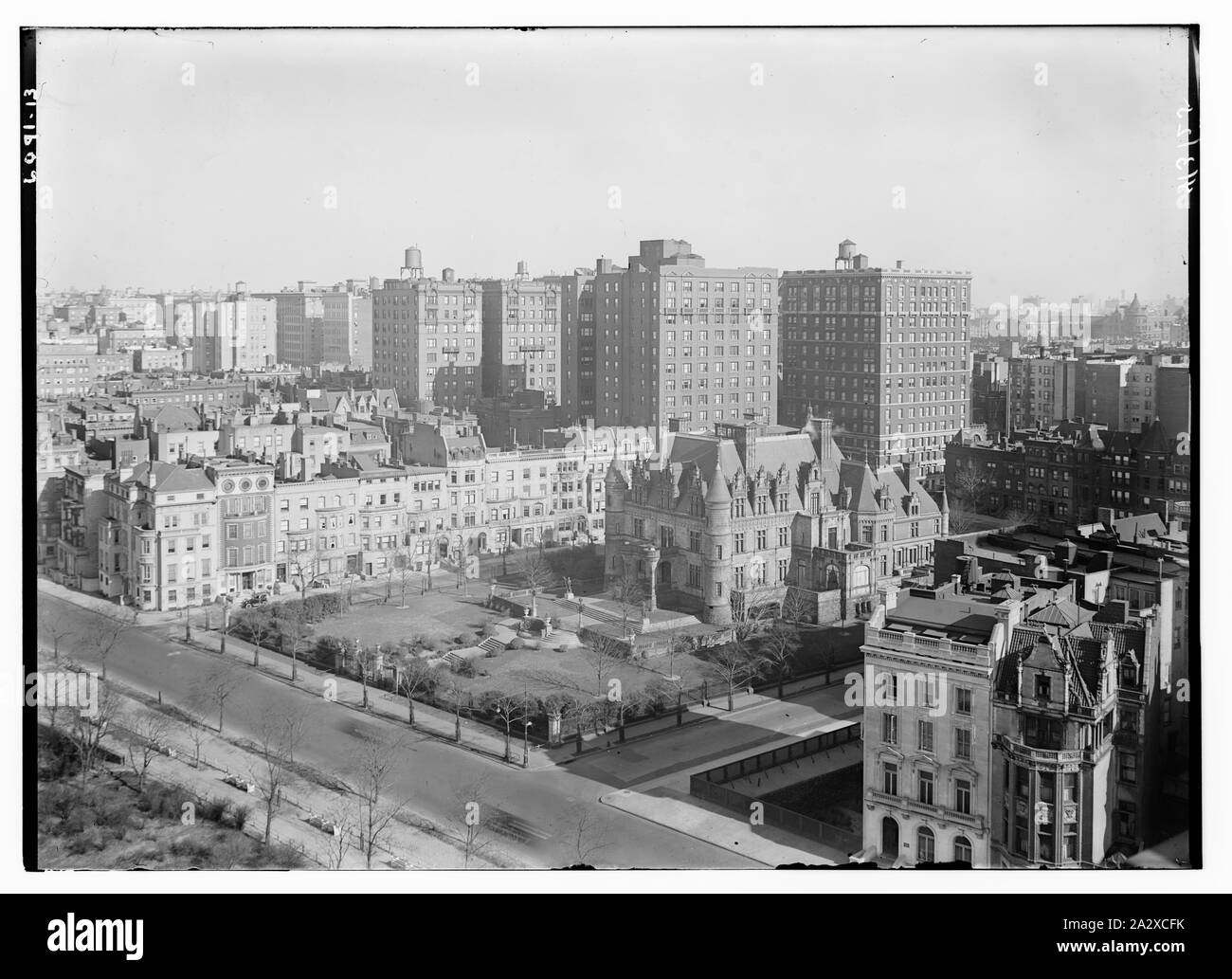 Riverside Drive, Upper West Side di New York City Foto Stock