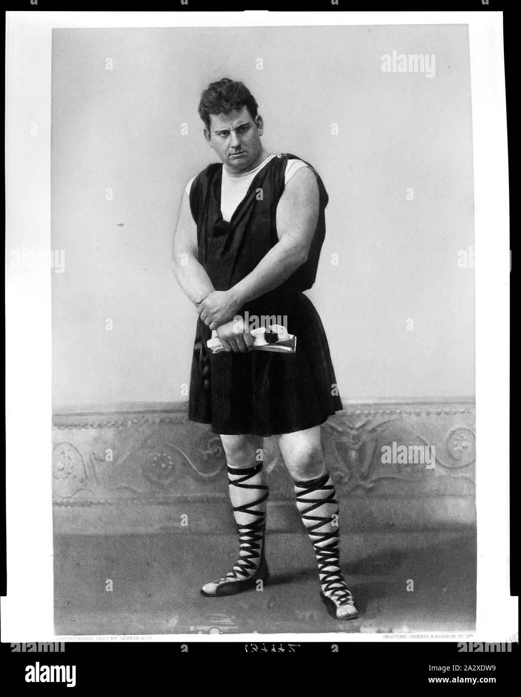 Robert Downing come Marc Antony. Giulio Cesare, atto III, scena II / rotocalco, Gebbie Husson & Co. Ltd. Foto Stock