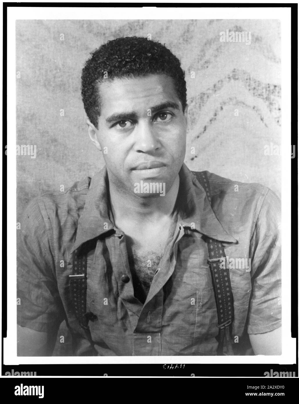 Robert Earl Jones in Langston Hughes' non si desidera essere libero; Foto Stock