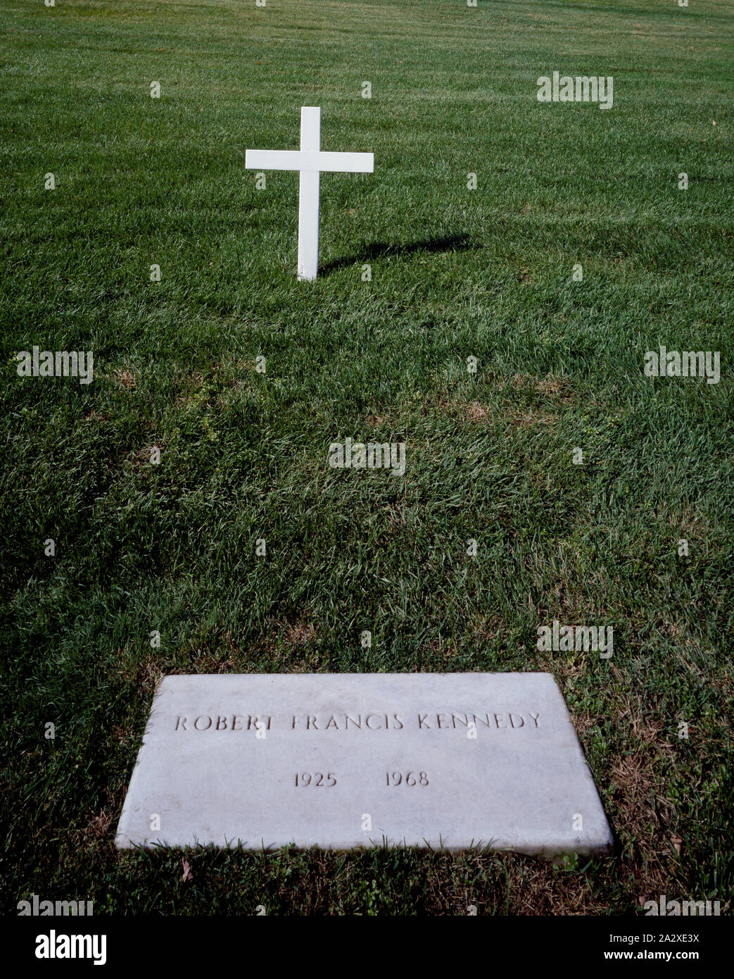 Robert F. Kennedy tomba nel cimitero di Arlington Arlington, Virginia Foto Stock