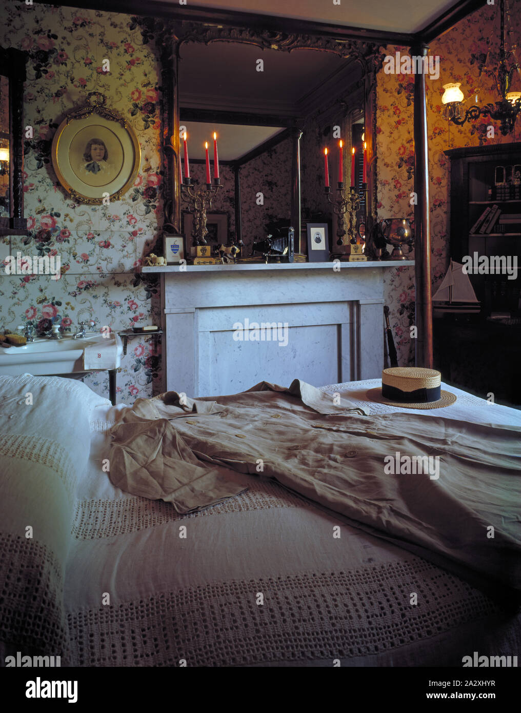 Rockwood è un vecchio 150 anni estate che ora è un parco pubblico dotato di sei acri di giardino storico e un palazzo con un museo in Wilmington, Delaware Foto Stock