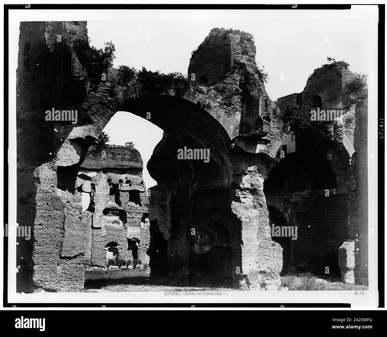 Roma. Terme di Caracalla Foto Stock