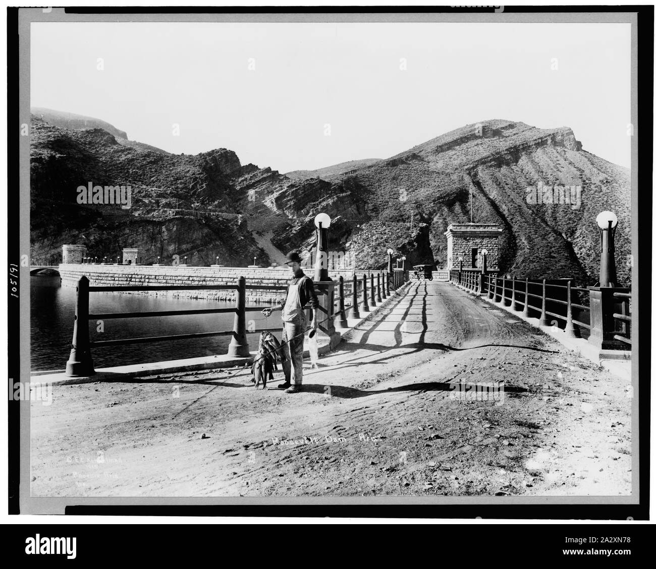 Roosevelt Dam, Ariz. Foto Stock