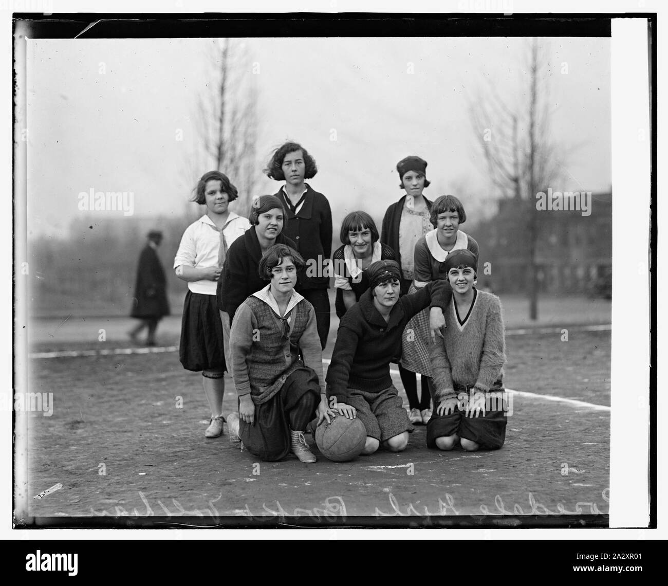 Rosedale ragazze della squadra di basket Foto Stock
