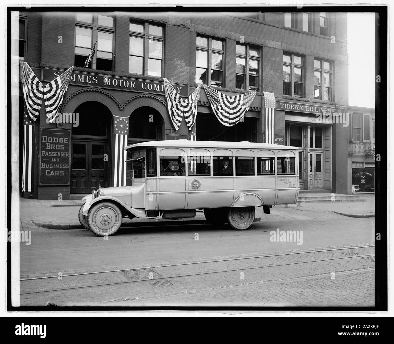 Rotary Club bus Foto Stock