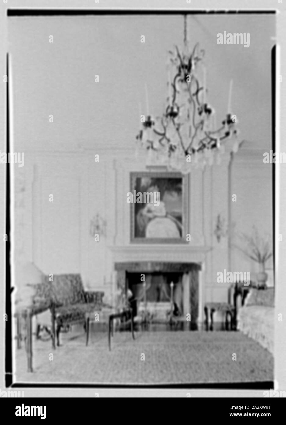 Roy D. Chapin, residence a 447 Lake Shore, Grosse Pointe Farm, Michigan. Foto Stock