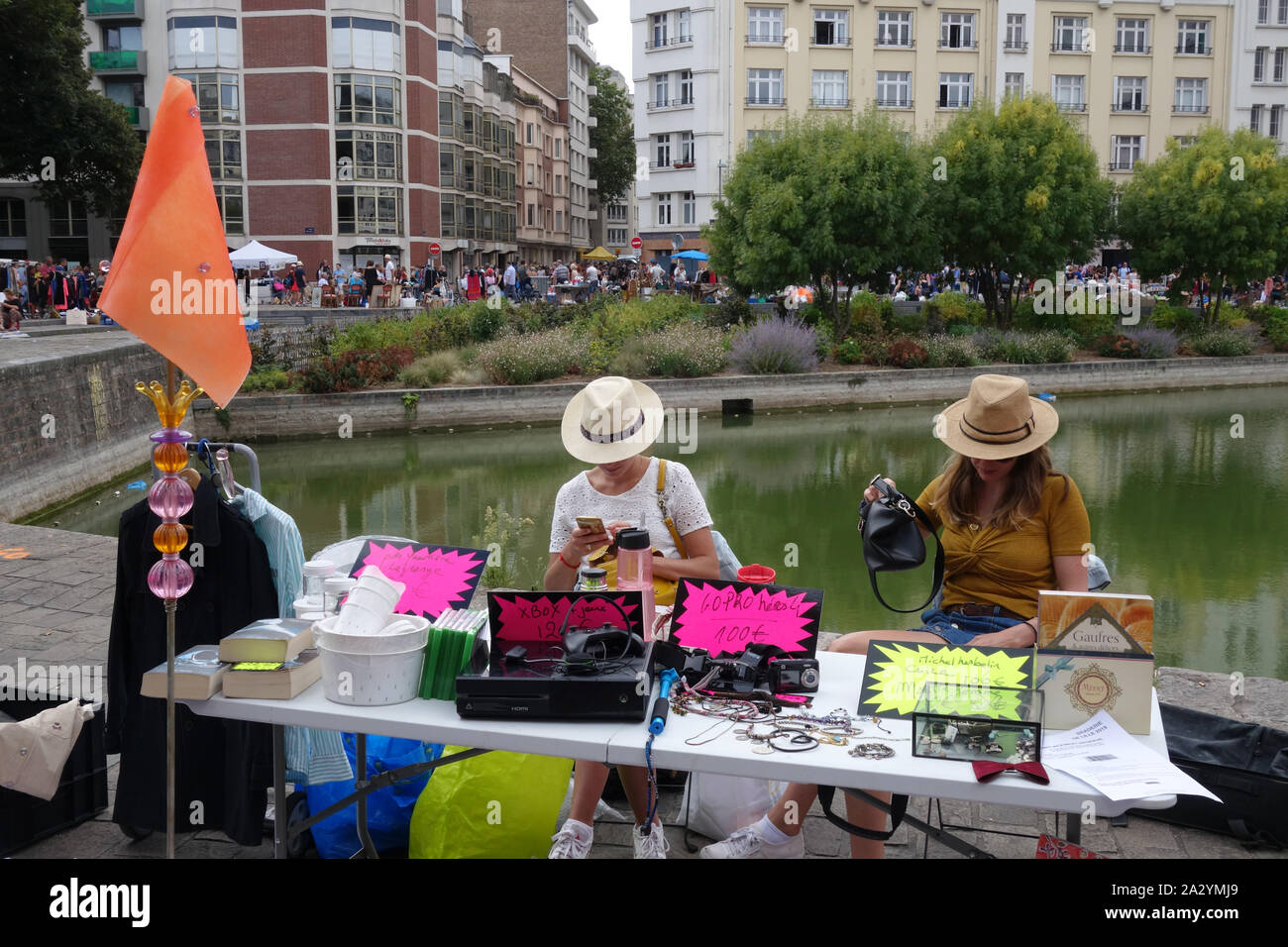 Braderie di Lille 2019, Lille, Rijsel, Francia Foto Stock
