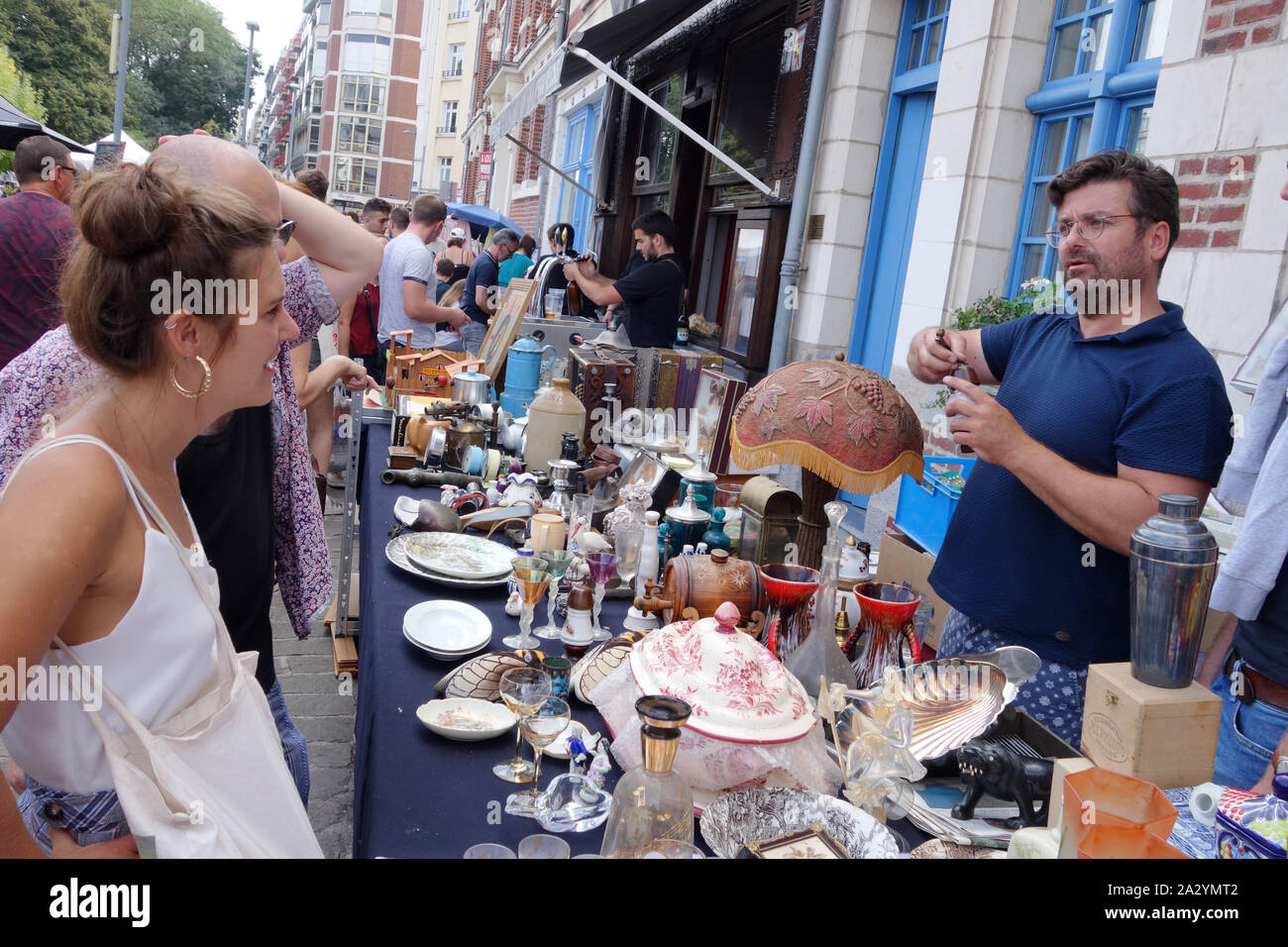 Braderie di Lille 2019, Lille, Rijsel, Francia Foto Stock