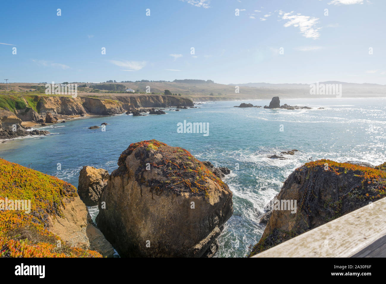 Pigeon Point Lighthouse. San Mateo County, California. Foto Stock