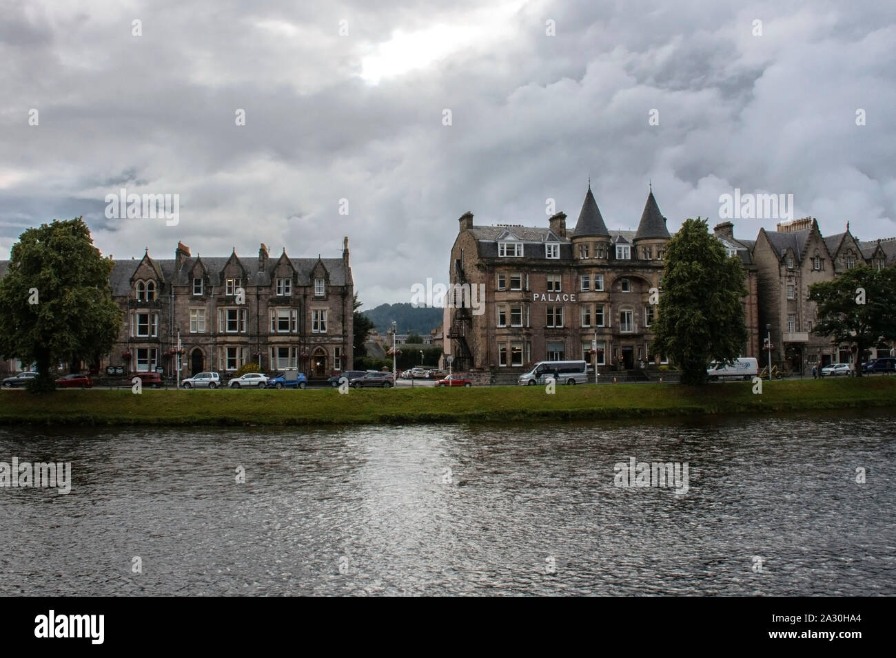 Inverness - antica cattedrale della città nelle Highlands Scozzesi. La Scozia, Regno Unito Foto Stock