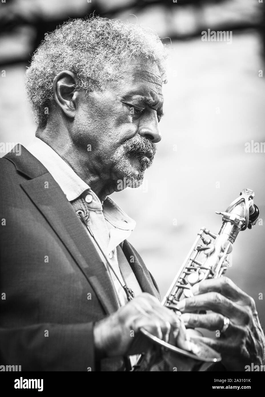 Charles McPherson, sassofonista, ha suonato con il suo quartetto al San Sebastián Heineken Jazz Festival (Spagna) del 54th il 28th luglio 2019. Foto Stock