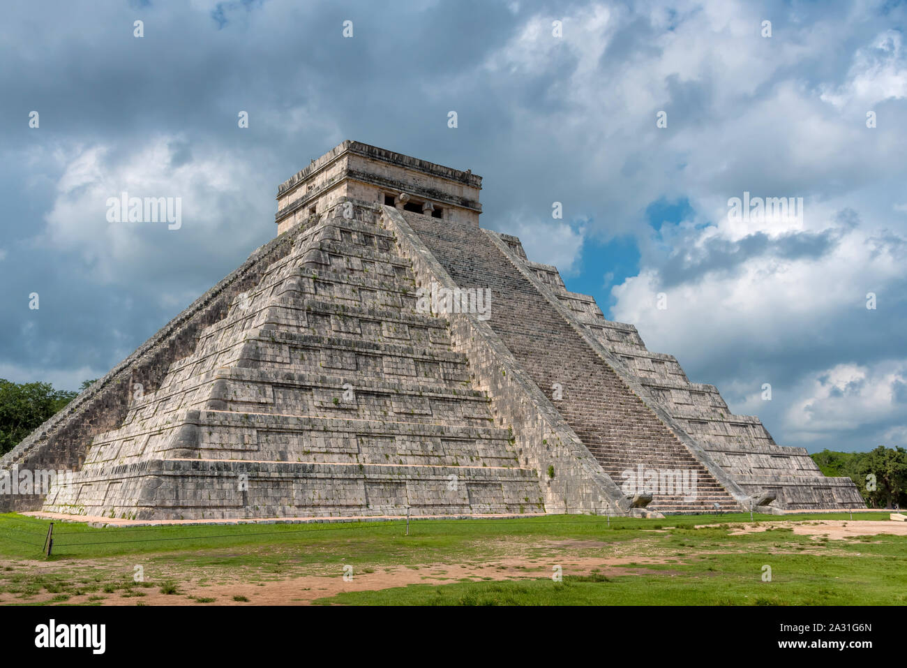 La Piramide Maya di pollo Izta nello Yucatan, Messico Foto Stock