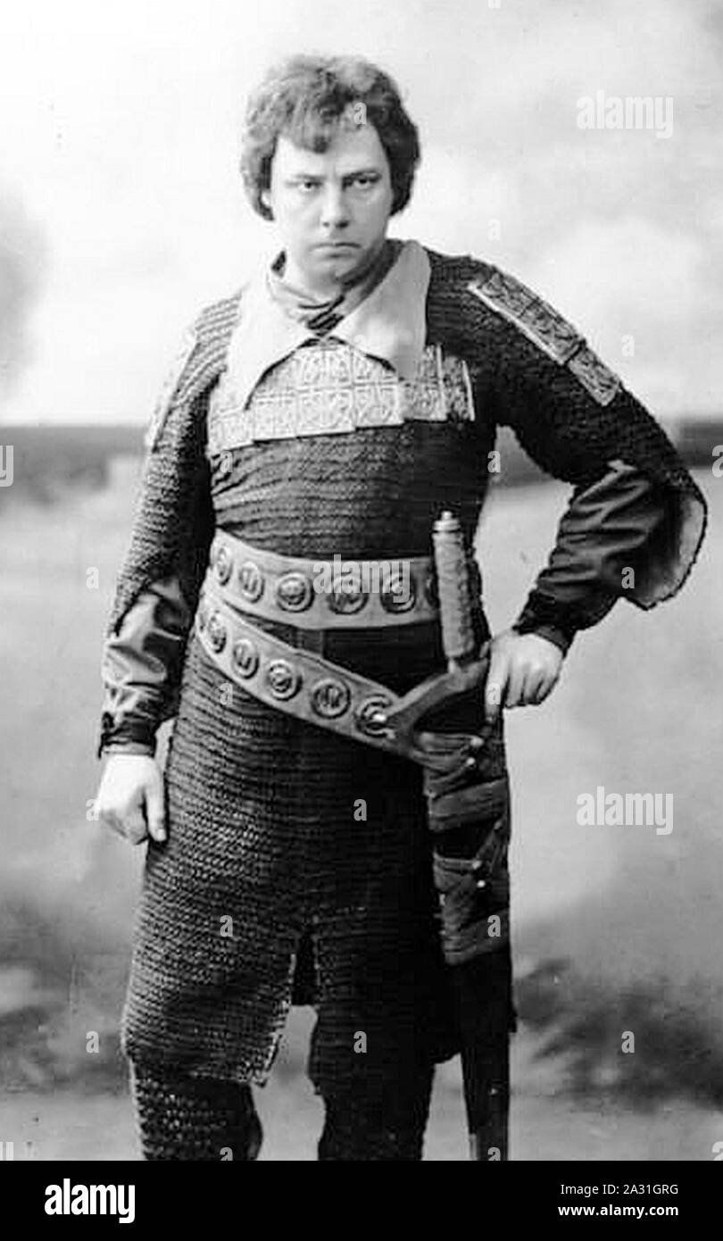 Erik Schmedes in Tristan und Isolde di Wagner. Foto Stock