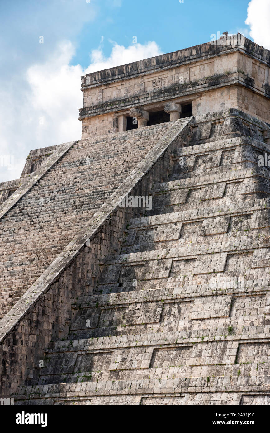 La Piramide Maya di pollo Izta nello Yucatan, Messico Foto Stock