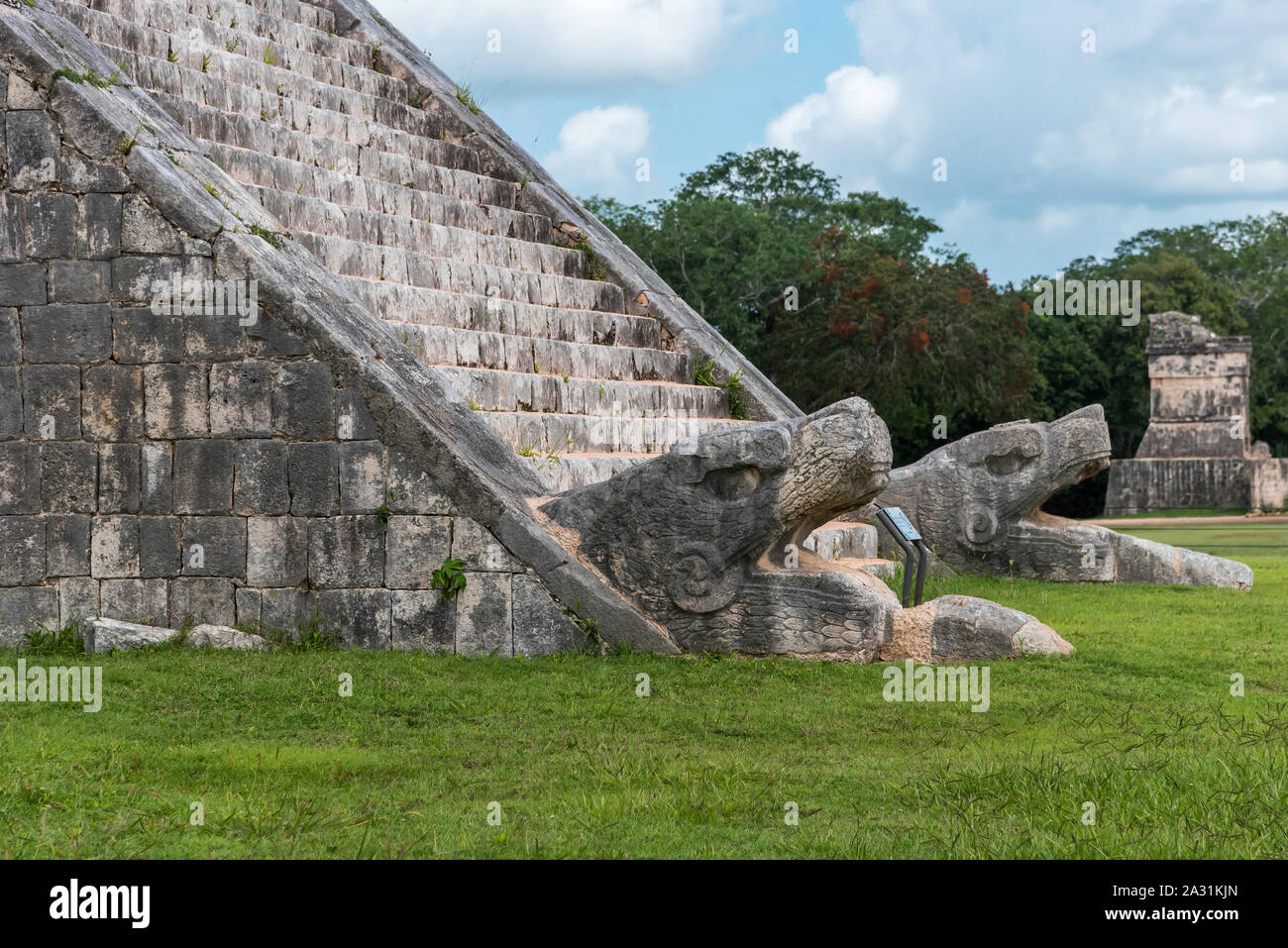 La Piramide Maya di pollo Izta nello Yucatan, Messico Foto Stock