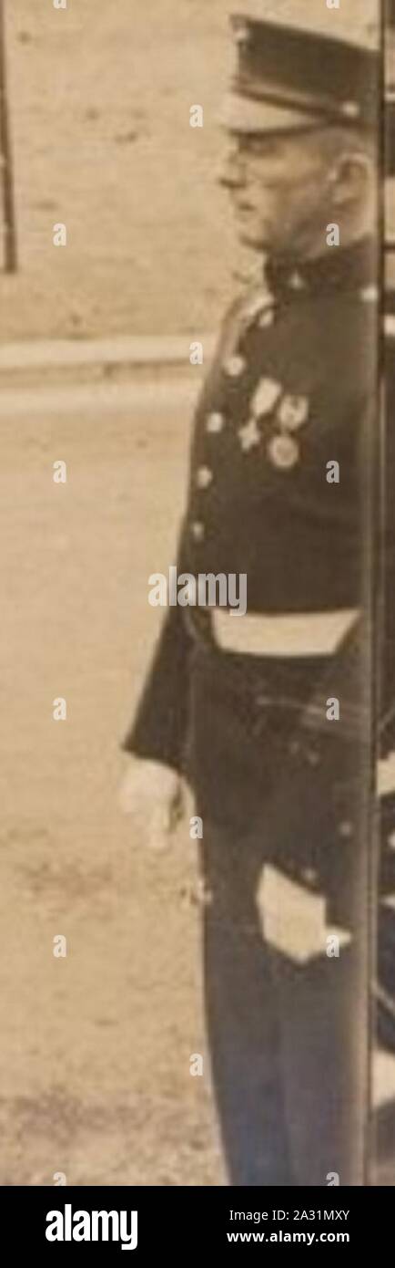 Ernest Jansen presso la dedizione della tomba di un soldato sconosciuto, Washington DC Nov 11, 1921. Foto Stock