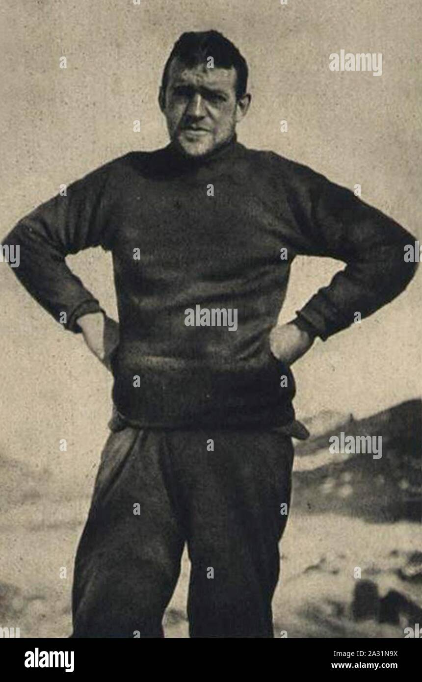 Ernest Shackleton. Foto Stock
