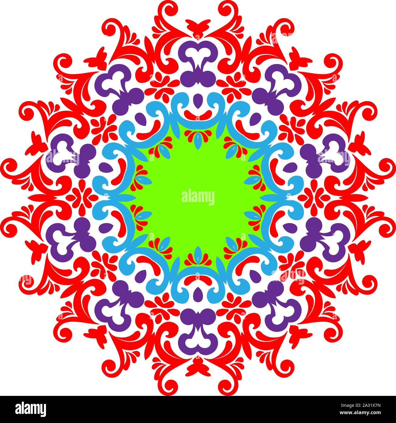 Lace seamless pattern colorato illustrazione vettoriale EPS 10 Illustrazione Vettoriale