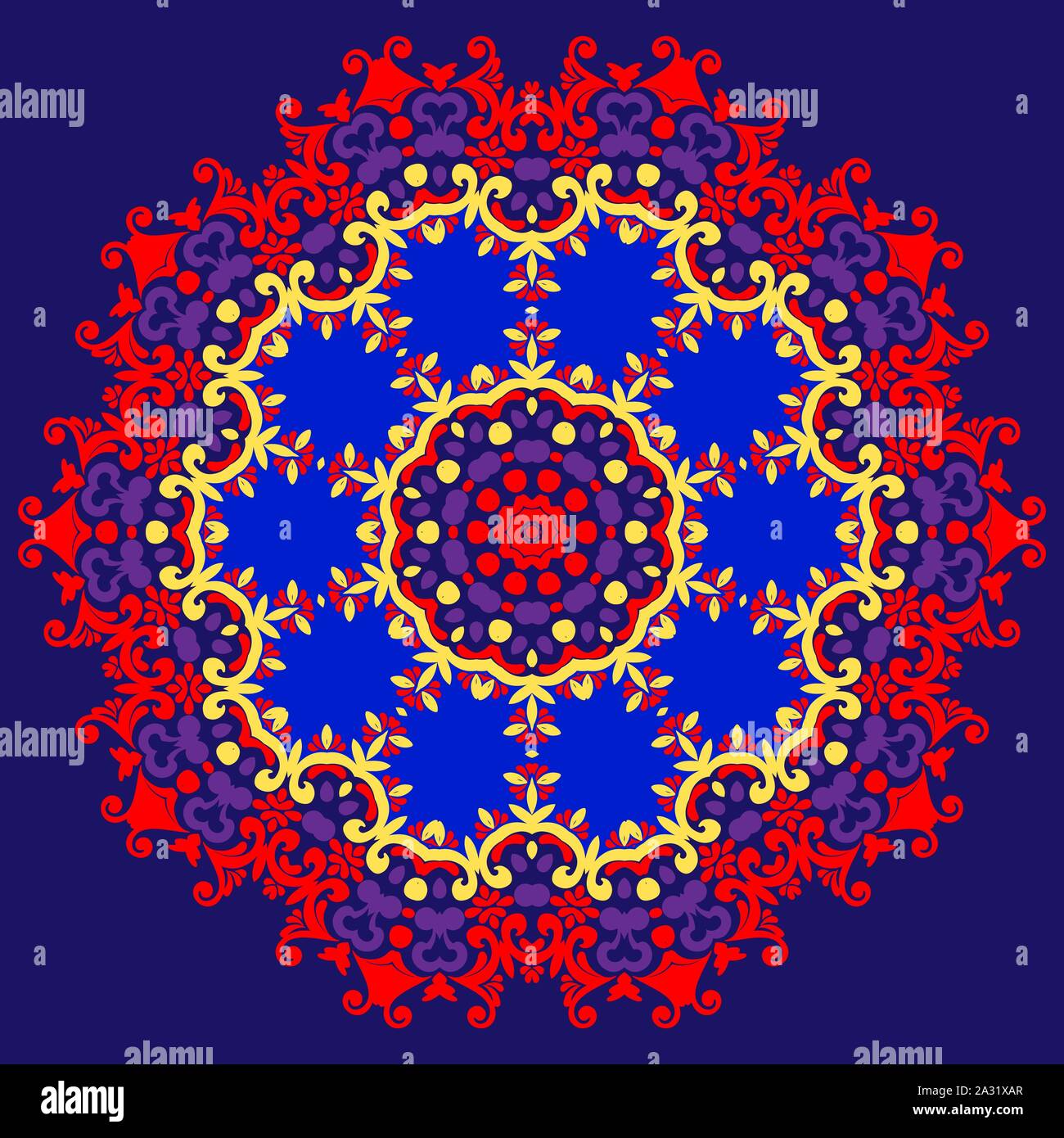 Lace seamless pattern colorato illustrazione vettoriale EPS 10 Illustrazione Vettoriale