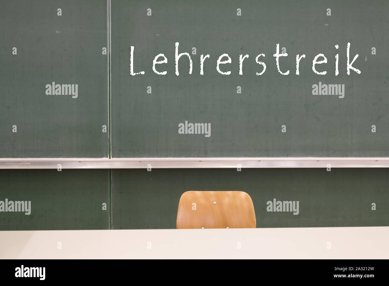 Lehrerstreik in Germania Foto Stock